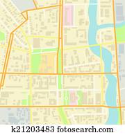 Vector city map Vector city map