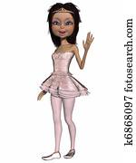 Wonderful toon ballerina Wonderful toon ballerina