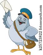 יונה של מוביל, ציור היתולי