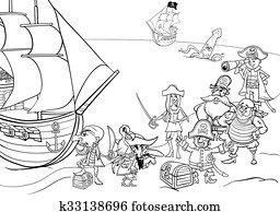 宝島 クリップアートベクトル 1000 宝島 グラフィックス Fotosearch