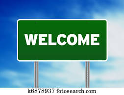 Welcome Road Sign Welcome Road Sign
