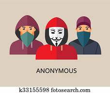 אלמוני, האקר, התחבר