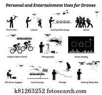 Drone usage and applications for personal and entertainment. Drone usage and applications for personal and entertainment.