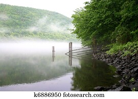 fog over the river