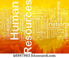 Human resources background concept Human resources background concept