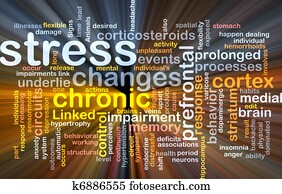 Mental stress background concept glowing Mental stress background concept glowing