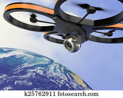 small drone - Elements of this image furnished by NASA small drone - Elements of this image furnished by NASA