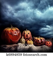 dia das bruxas, abóboras