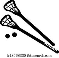 Lacrosse Sticks with balls Lacrosse Sticks with balls