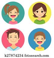 αίσιος ειδών ή πραγμάτων, ζωντανή περιγραφή προσώπου