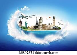 אוסף, של, העולם, מצבות זכרון