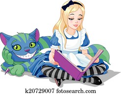 alice, y, cheshire, gato