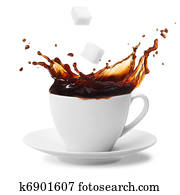 bohnenkaffee, spritzen bohnenkaffee, spritzen
