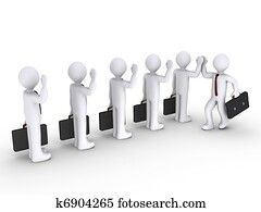 Businessmen congratulations Businessmen congratulations