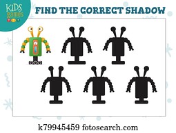 finden, dass, korrekt, schatten, für, niedlich, karikatur, roboter, erzieherisch, vorschulisch, kinder, mini, spiel finden, dass, korrekt, schatten, für, niedlich, karikatur, roboter, erzieherisch, vorschulisch, kinder, mini, spiel