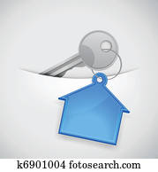 key from the new house in the pocke