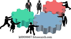 People work together technology business plan People work together technology business plan