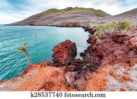 Red Galapagos Landscape