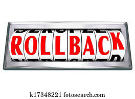 Rollback Word Rolling Back Time Price Save Money Rollback Word Rolling Back Time Price Save Money