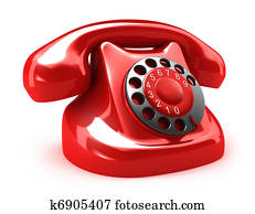 rot, früher, telefon
