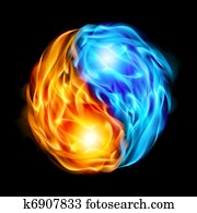 Symbol of yin and yang