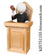 3d, לבן, אנשים., דן, לדון, ב, חזר