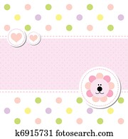 card design baby arrival announcement card