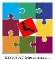 excluir, persona, con, incapacidad