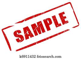 Sample stamp Sample stamp