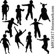 ילדים, צלליות