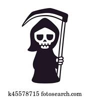 Cute cartoon death Cute cartoon death