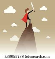 geschaefts, success:, begrifflich, abbildung, für, geschaefts, success,, darstellen, zeichen, oben, mountain. geschaefts, success:, begrifflich, abbildung, für, geschaefts, success,, darstellen, zeichen, oben, mountain.