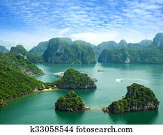 Halong bay in vietnam
