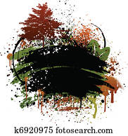 herbstliche, grunge, design