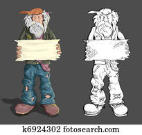 Homeless man Homeless man