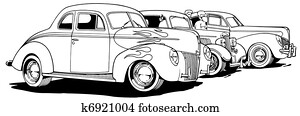 Parked Hot Rods Parked Hot Rods