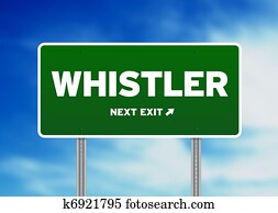 whistler, sinal estrada