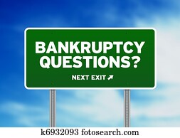 Bankruptcy Questions Road Sign