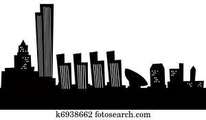 Cartoon Albany Skyline Cartoon Albany Skyline