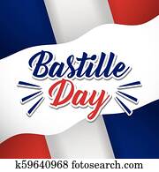 dia bastille, desenho