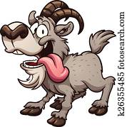 Cartoon goat Cartoon goat