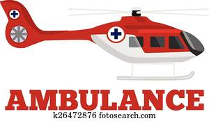 vektor, krankenwagen, hubschrauber vektor, krankenwagen, hubschrauber