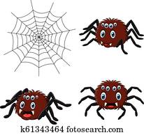 ציור היתולי, עכביש, אוספים, קבע