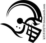 קסדה של כדורגל