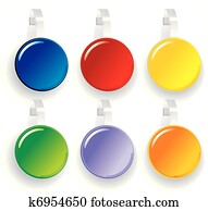 advertising color Paper wobbler 