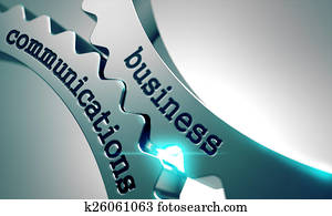 Business Communications on Metal Gears. Business Communications on Metal Gears.