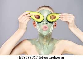 funny girl with avocados funny girl with avocados