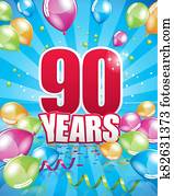 90, שנים, כרטיס של יום ההולדת