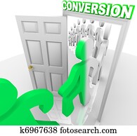 Converting Prospects into Customers People Through Doorway Converting Prospects into Customers People Through Doorway