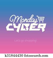 Cyber Monday online shopping and marketing concept Cyber Monday online shopping and marketing concept